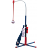 Youth Baseball, Softball + Teeball Hitting Tee Set for Boys + Girls