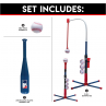 Youth Baseball, Softball + Teeball Hitting Tee Set for Boys + Girls