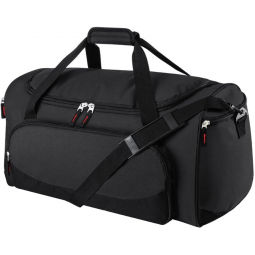Gym Bag for Men - 55L Black Durable Large Duffle Bag for Travel
