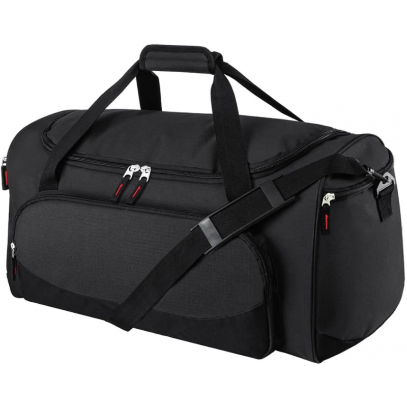 Gym Bag for Men - 55L Black Durable Large Duffle Bag for Travel Gym Bag for Men - 55L Black Durable Large Duffle Bag for Travel