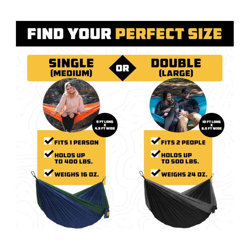 Outfitters Hammock for Camping Hammocks Gear for The Outdoors Backpacking Survival or Travel