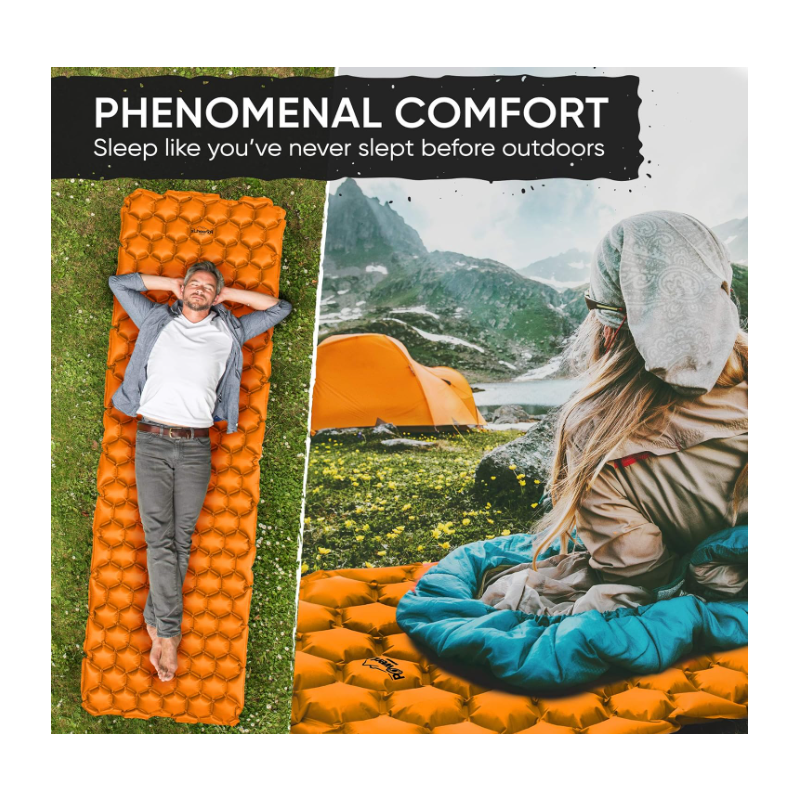 Ultralight Inflatable Camping Sleeping Pad - Camping Mattress for Backpacking