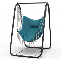 Hammock Chair with Stand,Heavy-Duty and Rustproof Hanging Chair with Stand