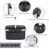 Insulated Cooler Bag Collapsible Portable Picnic Basket Cooler