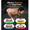 Portable Exercise Equipment,Pilates Bar and 20 Fitness Accessories with Resistance