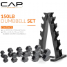 Barbell Dumbbell Set with Rack | Multiple Options in 150lbs and 210lbs