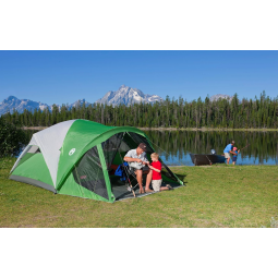 6/8 Person Weatherproof Tent with Roomy Interior Includes Rainfly